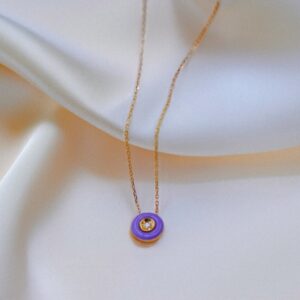 Colored Spotlight Necklace